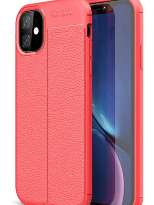 Newface iPhone 11 Kılıf Auto Focus Kapak - Kırmızı