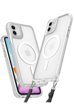 Newface iPhone 11 Kılıf Enka Magsafe Silikon Kılıf - Şeffaf