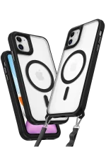 Newface iPhone 11 Kılıf Enka Magsafe Silikon Kılıf - Siyah