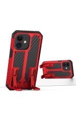 Newface iPhone 11 Kılıf Fizy Stand Kapak - Kırmızı