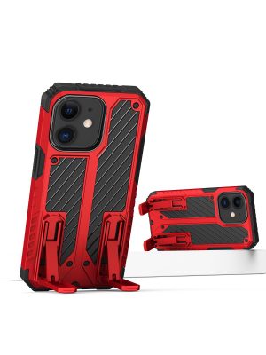 Newface iPhone 11 Kılıf Fizy Stand Kapak - Kırmızı