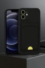 Newface iPhone 11 Kılıf Kelvin Kartvizitli Silikon - Koyu Yeşil - Görsel 2