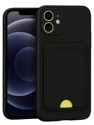 Newface iPhone 11 Kılıf Kelvin Kartvizitli Silikon - Siyah