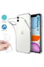 Newface iPhone 11 Kılıf Lüx Şeffaf Silikon