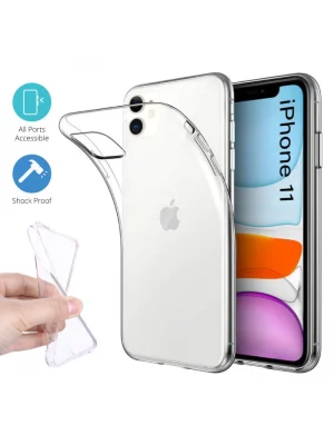 Newface iPhone 11 Kılıf Lüx Şeffaf Silikon