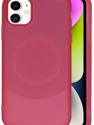 Newface iPhone 11 Kılıf Maya Karbon Kapak - Bordo