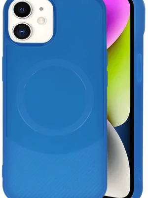 Newface iPhone 11 Kılıf Maya Karbon Kapak - Lacivert