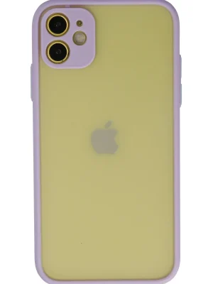 Newface iPhone 11 Kılıf Montreal Silikon Kapak - Mor