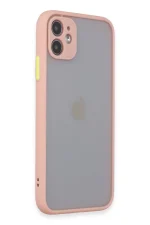 Newface iPhone 11 Kılıf Montreal Silikon Kapak - Pembe - Görsel 2