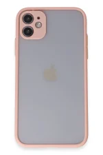 Newface iPhone 11 Kılıf Montreal Silikon Kapak - Pembe