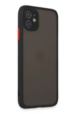 Newface iPhone 11 Kılıf Montreal Silikon Kapak - Siyah - Görsel 2