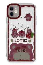 Newface iPhone 11 Kılıf Sweet Desenli Silikon Kapak - Pembe