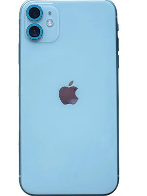 Newface iPhone 11 Neon Fosforlu Kamera Lens - Mavi