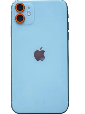 Newface iPhone 11 Neon Fosforlu Kamera Lens - Turuncu