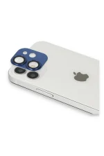 Newface iPhone 11 Pers Alüminyum Kamera Lens - Lacivert - Görsel 2