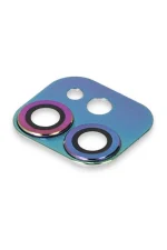 Newface iPhone 11 Pers Alüminyum Kamera Lens - Rainbow - Görsel 4