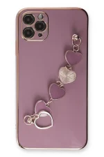 Newface iPhone 11 Pro Kılıf Esila Silikon - Mor - Görsel 3