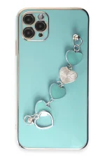 Newface iPhone 11 Pro Kılıf Esila Silikon - Su Yeşili - Görsel 2