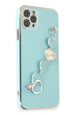 Newface iPhone 11 Pro Kılıf Esila Silikon - Su Yeşili