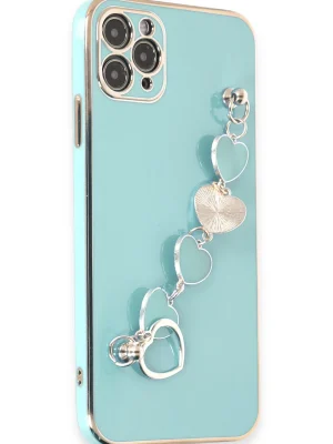 Newface iPhone 11 Pro Kılıf Esila Silikon - Su Yeşili