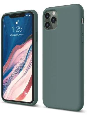 Newface iPhone 11 Pro Kılıf First Silikon - Koyu Yeşil