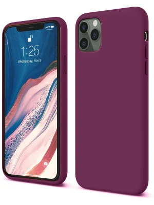 Newface iPhone 11 Pro Kılıf First Silikon - Mürdüm