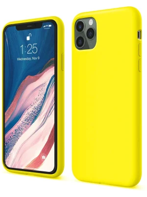 Newface iPhone 11 Pro Kılıf First Silikon - Sarı