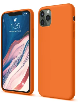Newface iPhone 11 Pro Kılıf First Silikon - Turuncu