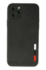 Newface iPhone 11 Pro Kılıf Loop Deri Silikon - Siyah