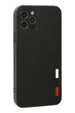 Newface iPhone 11 Pro Kılıf Loop Deri Silikon - Siyah - Görsel 3