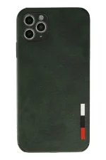 Newface iPhone 11 Pro Kılıf Loop Deri Silikon - Yeşil