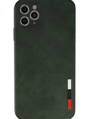 Newface iPhone 11 Pro Kılıf Loop Deri Silikon - Yeşil