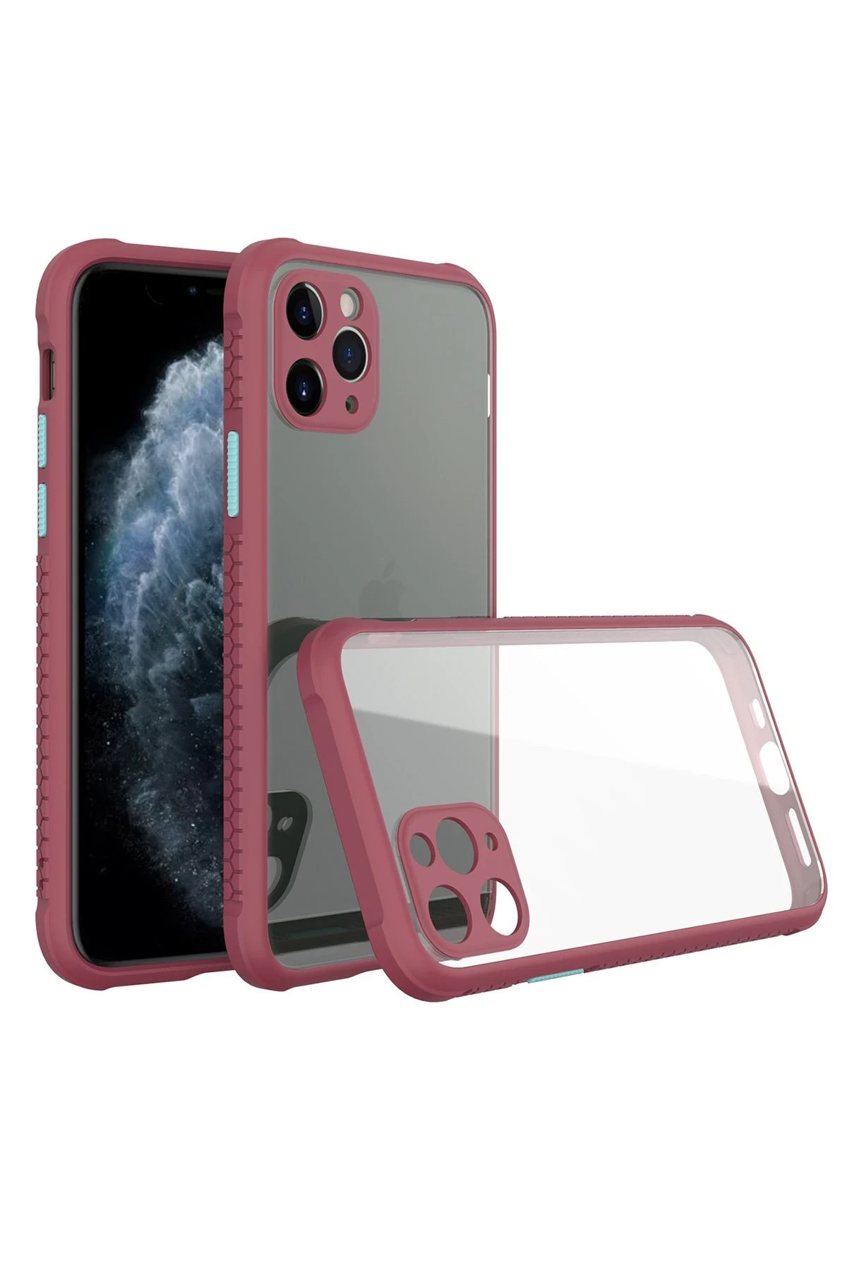 newface-iphone-11-pro-kilif-miami-seffaf-silikon-fusya-default.webp Newface iPhone 11 Pro Kılıf Miami Şeffaf Silikon - Fuşya - Görsel 1