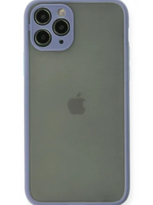 Newface iPhone 11 Pro Kılıf Montreal Silikon Kapak - Gri