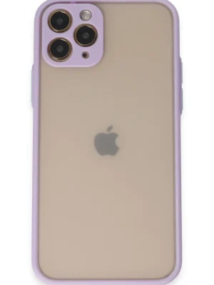 Newface iPhone 11 Pro Kılıf Montreal Silikon Kapak - Mor
