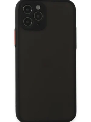 Newface iPhone 11 Pro Kılıf Montreal Silikon Kapak - Siyah