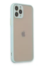 Newface iPhone 11 Pro Kılıf Montreal Silikon Kapak - Turkuaz - Görsel 2