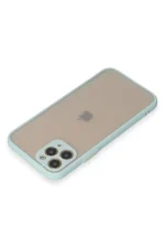 Newface iPhone 11 Pro Kılıf Montreal Silikon Kapak - Turkuaz - Görsel 3