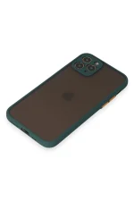 Newface iPhone 11 Pro Kılıf Montreal Silikon Kapak - Yeşil - Görsel 4