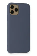 Newface iPhone 11 Pro Kılıf Nano içi Kadife Silikon - Gri - Görsel 3