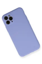Newface iPhone 11 Pro Kılıf Nano içi Kadife Silikon- Lila - Görsel 2