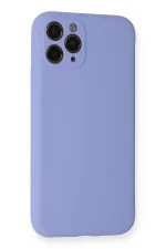 Newface iPhone 11 Pro Kılıf Nano içi Kadife Silikon- Lila - Görsel 3