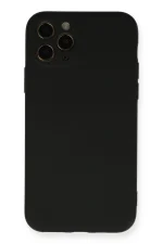 Newface iPhone 11 Pro Kılıf Nano içi Kadife Silikon - Siyah