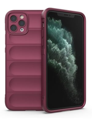 Newface iPhone 11 Pro Kılıf Optimum Silikon - Bordo