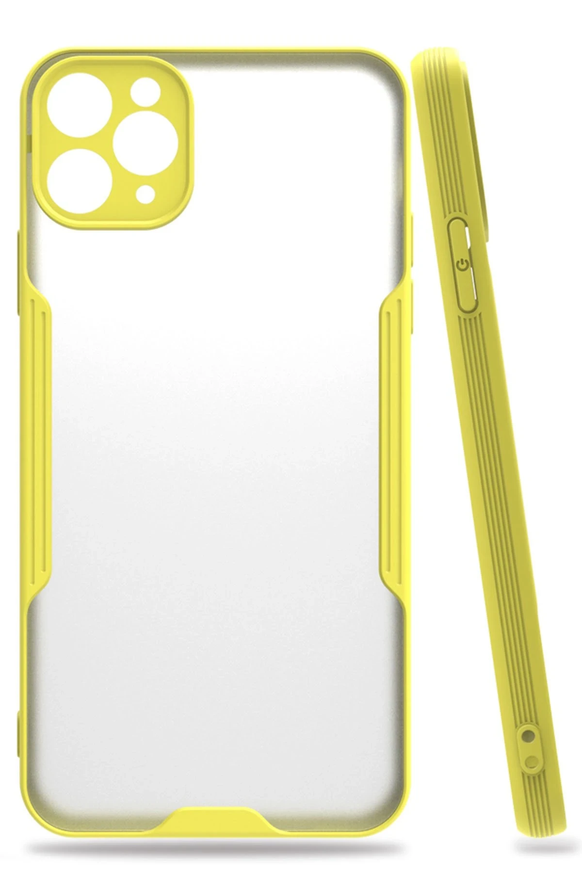 newface-iphone-11-pro-kilif-platin-silikon-sari-default.webp Newface iPhone 11 Pro Kılıf Platin Silikon - Sarı - Görsel 1