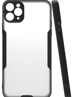 Newface iPhone 11 Pro Kılıf Platin Silikon - Siyah