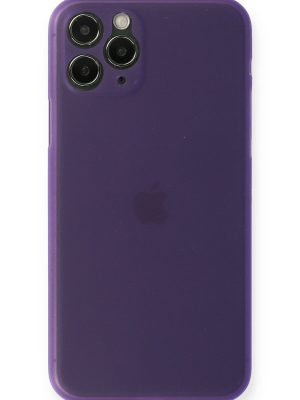 Newface iPhone 11 Pro Kılıf PP Ultra İnce Kapak - Mor