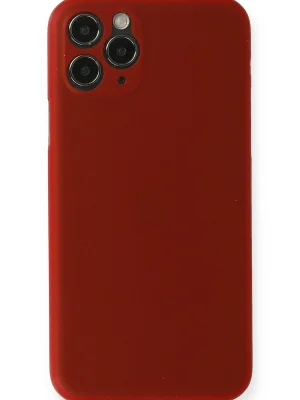 Newface iPhone 11 Pro Kılıf PP Ultra İnce Kapak - Kırmızı