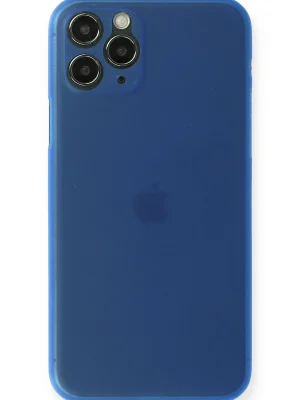 Newface iPhone 11 Pro Kılıf PP Ultra İnce Kapak - Mavi