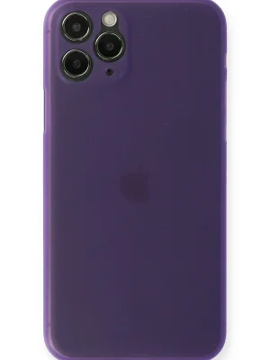 Newface iPhone 11 Pro Kılıf PP Ultra İnce Kapak - Mor